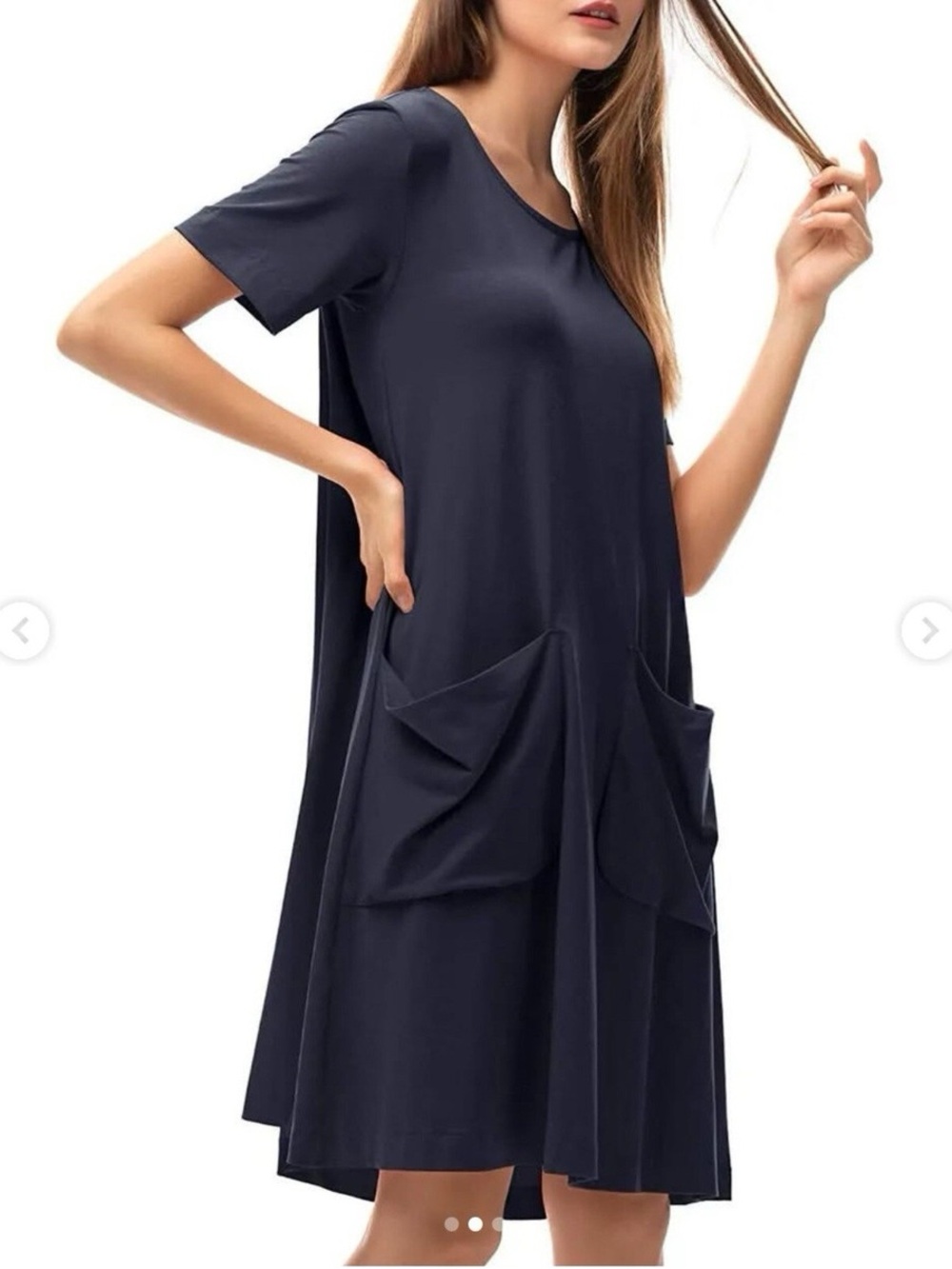 COS‎ Short Sleeve Pocket Swing Dress